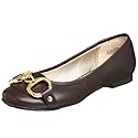 Rampage Women's Hipster Flat,Brown Smooth,6.5 M US