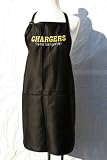 Black Embroidered Apron Chargers Fans Tailgate