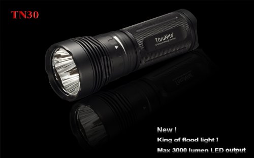  ThruNite TN30 Flashlight - 3x Cree XM-L U2 - 3000 Lumens 