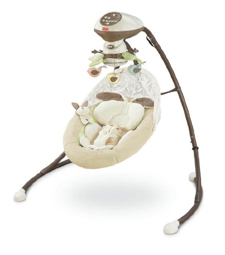 Buy Low Price Cozy Fisher-Price My Little Snugabunny Cradle ‘n Swing V0099