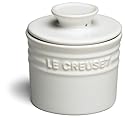 Le Creuset Stoneware Butter Crock, White