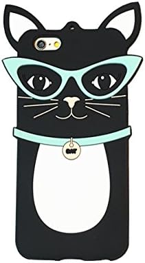 iPhone 6/6S Case, TCIL Cute and Atractive Japanese Cartoon Black Sergeant Silicone Protective Case for Apple iphone 6/ 6S 4.7 inch (A4)