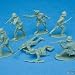 Search : 90 Pack 2" Army Men in Green/khaki, Party Favors, Pretend Play