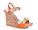Women's Konny-47 Color Block Cork Wedge Sandals by Qupid