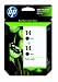 HP 14 Black Ink Cartridge in Retail Packaging, Twin Pack