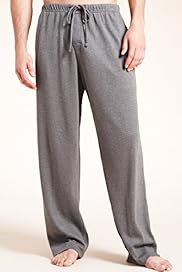 Autograph Longer Length Pure Cotton Drawstring Jersey Pyjama Bottoms
