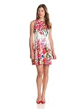 London Times Womens Printed Sateen Dress