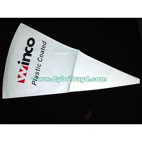 24 Pastry Bag Cotton Exterior of w  Plastic-Coated Interior by CybrTrayd