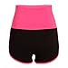 Lush Moda Athletic Yoga Shorts with High Waist for Running Biking or Casual Wear