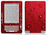 Red Rose Dew Skin for Kindle 2