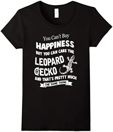 Women's You can care the leopard gecko T shirt Medium Black