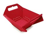 from Joseph Joseph Joseph Joseph Space-saving Folding Colander (Red) (Model RCOL016SW)