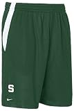 Michigan State Spartans 10 Inseam Green Dri-FIT College Mesh Shorts By Nike Team Sports