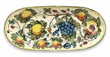 Handmade Toscana Bees Oval Platter From Italy