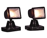 Lemax Christmas Village Battery Operated Clear Spotlight Accessory Set #44243