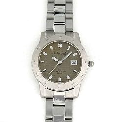 ANTON RUSANO Women's Silver-tone Watch with Brown Dial. Model: AR-2014W.