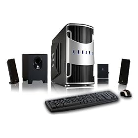 CybertronPC CONQUEROR INS4240BSA, Black/Silver, Intel Core 2 Quad Q9300 (2.50GHz), 4096MB, Dual 74GB Raptors - RAID 0, Additional 1TB Hard Drive , 20X DVD+-RW Dual Layer Burner Drive, Dual nVidia GeForce 9800GT in SLI Configuration, 750 Watt Power Supply, Windows XP Professional, 1 Year Parts & Labor Warranty