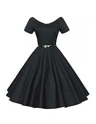 V-neck Cotton/Elastane  Vintage  Ball Gown Evening Dress/Wedding Party Dress 