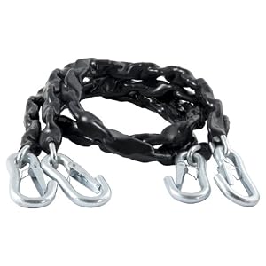 Curt Manufacturing J-74511 Tow Bar Black Vinyl Coated Chain Kit