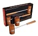 Charcoal Companion Removable Handle Salt and Pepper Shaker Set