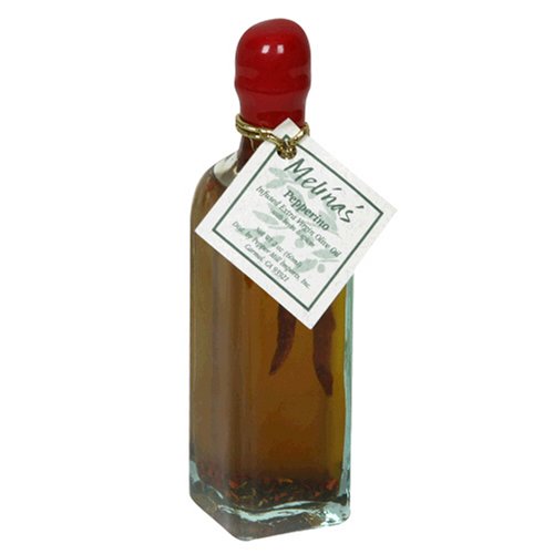 Melina's Pepperino Extra Virgin Olive Oil, Infused with Herbs and Spices, 2-Ounce Bottles... by Melina's