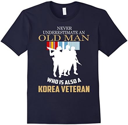 Men's Korean Veteran Shirt - Best Gift For Veteran Day 2016 3XL Navy