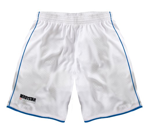 DERBYSTAR Herren Hose PRESTIGE KURZ, weiss/blau, 152 Preisvergleich