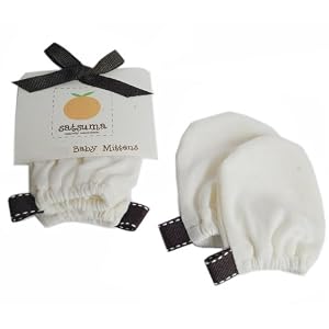 Satsuma Designs Baby Mittens, Natural, -12 Months