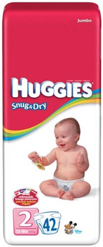 Huggies Snug & Dry Diapers Size 2 (Pack of 4)