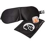 Soft Cotton Sleep Mask with FREE Ear Plugs ~ Comfortable&Lightweight - Guarantee Total Darkness- Fits ALL head Size- Allow Freedom of Eye Movement-Softest FREE Ear Plugs-Great for Increasing your Sleep Cycles & Recharging your Energy. Can be used for Travel, Meditation,Work Shift and Day-time Nap