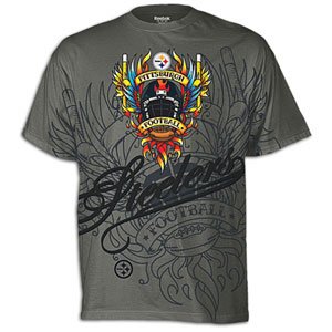 Steelers Reebok NFL Rebel Fire Fly Tee - Men's