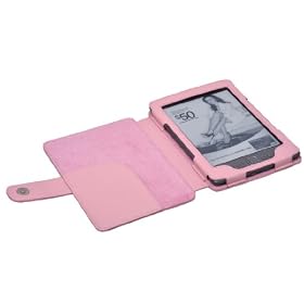 TeckNet� NEW Kindle Premium Folio Case / Cover With Magnetic Clasp for NEW Amazon Kindle / 6 inch / 2011 generation / Book Style - Pink