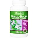 TruNature Ginko Biloba with Vinpocetine, 120 mg, 300-softgels Bottle