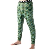 09-10モデル BURTON(バートン) スノーボード ファーストレイヤー「Burton Lightweight Pant」Trench Green Gallery Of Words Print サイズS