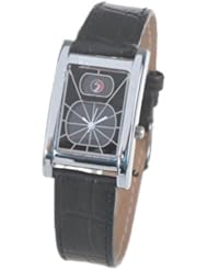 Orient Idea Ori-0219E Quartz Wrist Watch with Synthetic Leather Strap for Women Lady - Black