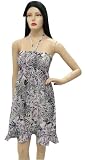 Trendy Animal printed Sundress Tube Top Beach Dress Boob Spring Resort Dress Mother's Day Gift