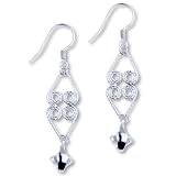 Pugster Whorl Pattern 925 Sterling Silver Dangle Earrings