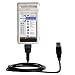 Electronics : Classic Straight USB Cable for the Sony Clie NX60 with Power Hot Sync and Charge capabilities - Gomadic Brand w/ TipExchange Technology