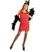 Red Fashion Flapper Adult Plus Costume