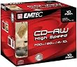EMTEC EKOR801010JCN 4-10X 700 MB REWRITABLE CD-RWS (10 PK WITH JEWEL CASES)