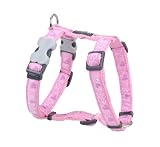 Red Dingo Designer Dog Harness, Small, Love Sprinkles Pink