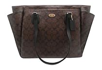 Coach F35414 Baby Diaper BAG in Signature Canvas Brown Black
