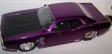Jada Toys 1/24 Scale Diecast Big Time Muscle 1970 Plymouth Hemi Cuda in Color Purple