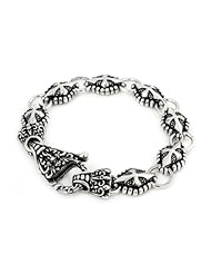 Twisted Blade Diamond Link Bracelet With Fancy Clasp 7 Inch