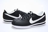 Nike - Nike Cortez Basic Leather Low Top Black/White Sneaker Casual Men's Walking Shoes Streetwear