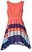 Amy Byer Girls' Big Hanky Hem Dress with Colorblock