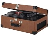 Tan Portable Record Player