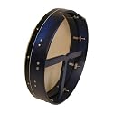 Bodhran, 16"x3.5", Tune, Blue, T-Bar