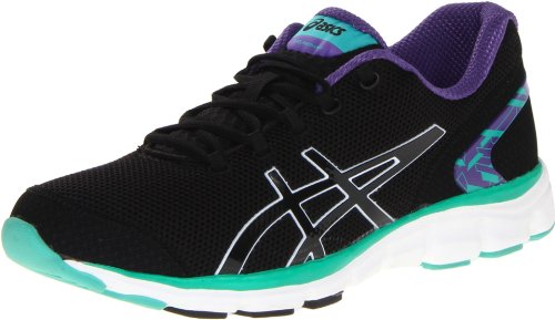asics black womens walking shoe