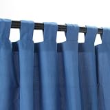 WeatherSmart Outdoor Curtain with Tabs - Coastal Blue - 54x96